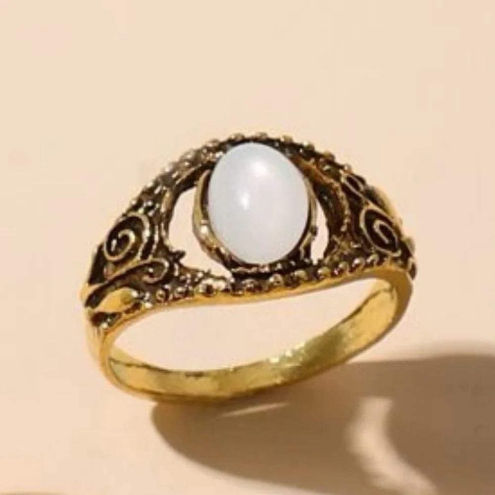 Dainty Boho Gold-Tone Ring